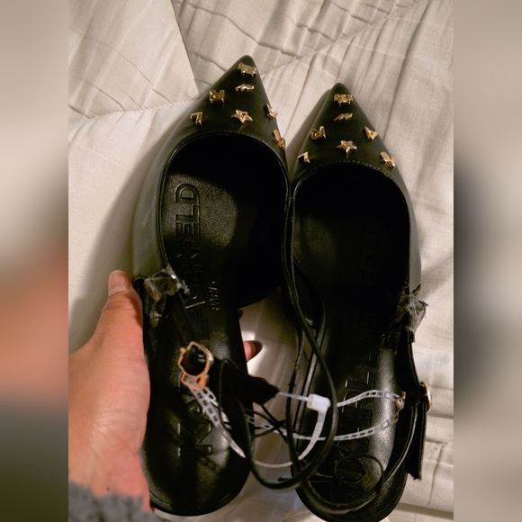 Karl Lagerfeld Sling Pumps Size 8 - Picture 4 of 8